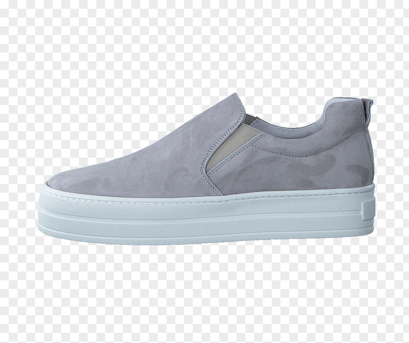 Gray Suede Oxford Shoes For Women Sports Slip-on Shoe Skate PNG