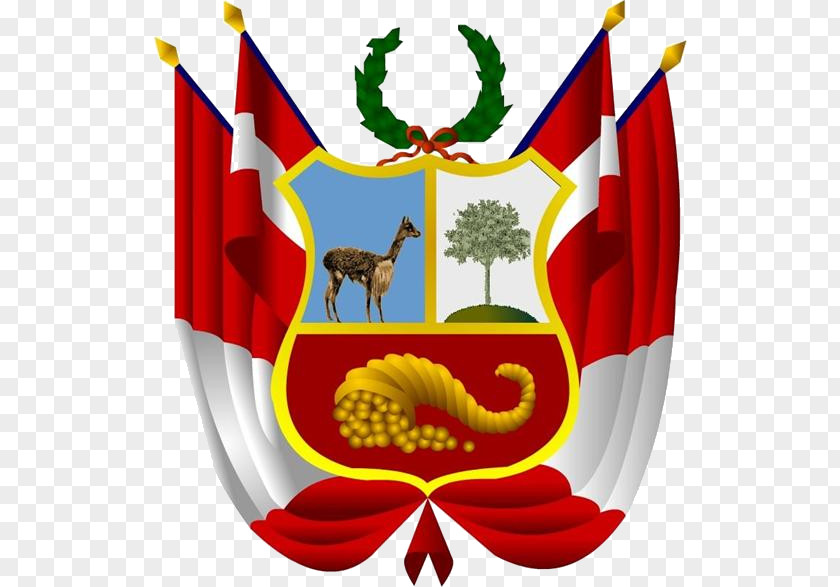Peru Coat Of Arms Flag PNG