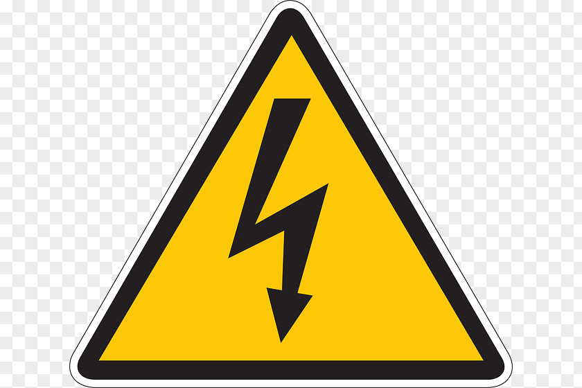 Caution Stripes Hazard Risk Electricity Sign Safety PNG
