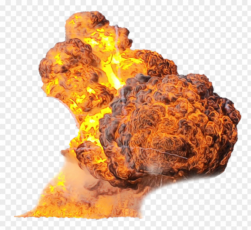 Chicken Meat Crispy Fried Explosion Cartoon PNG
