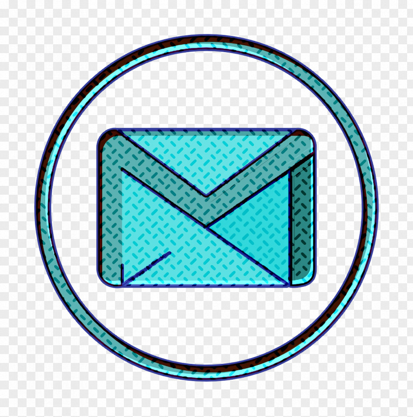 Electric Blue Turquoise Gmail Icon Google Mail PNG