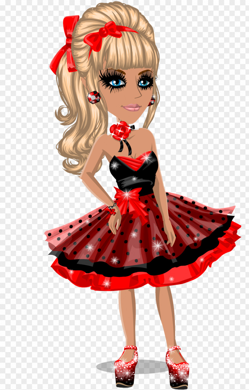 Rock N Roll MovieStarPlanet Cartoon Barbie Brown Hair PNG