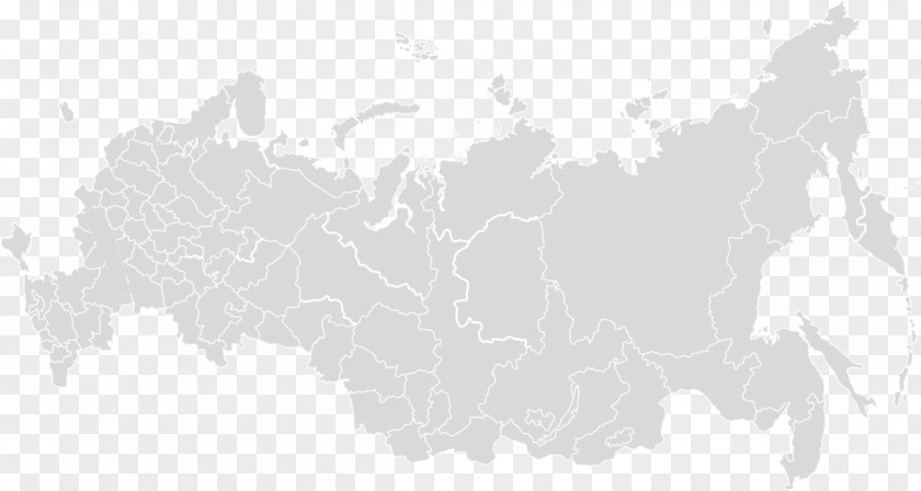 Russia Blank Map Clip Art PNG