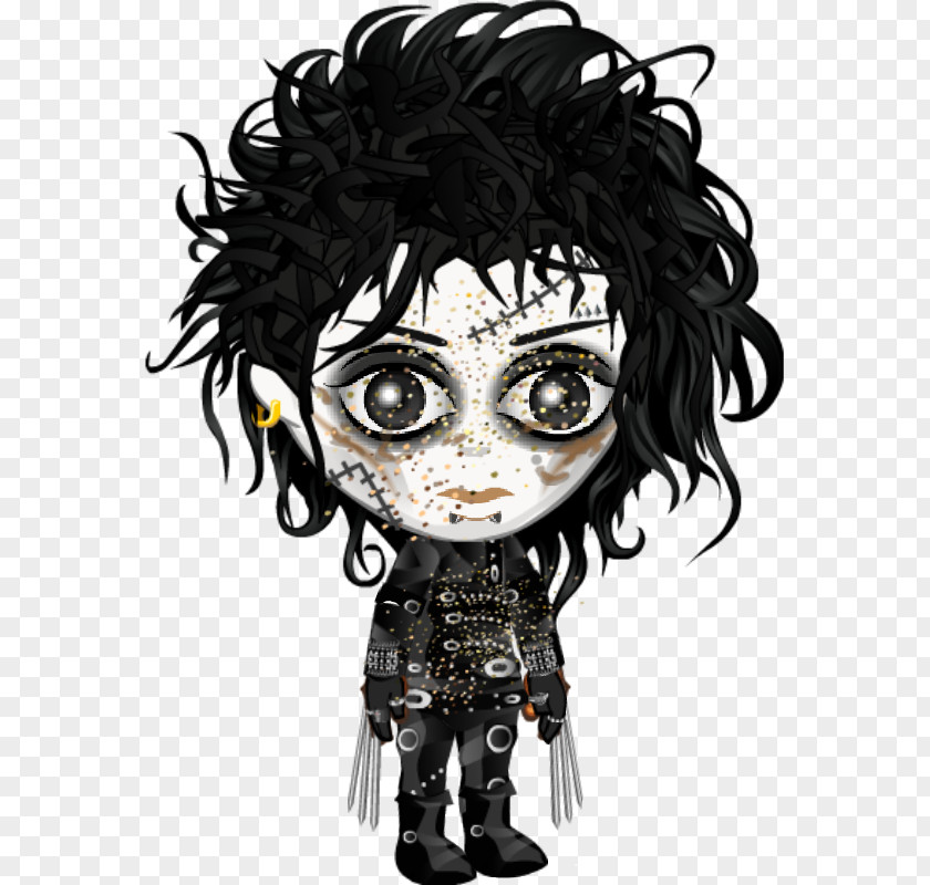 YoWorld Character Cartoon Goth Subculture Fiction PNG