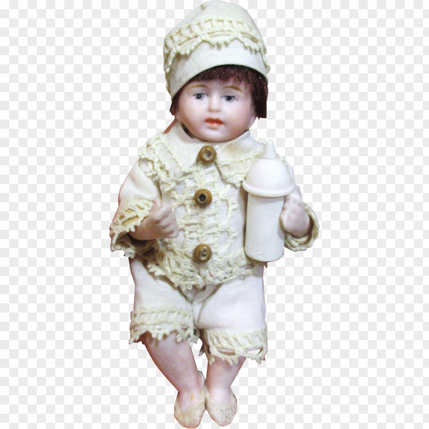 Baby Doll Dollhouse Infant Toddler Bisque Porcelain PNG
