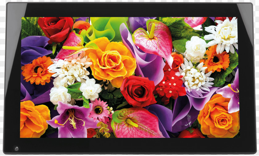 Bouquet Of Flowers Desktop Wallpaper Flower Rainbow Rose Color Clip Art PNG