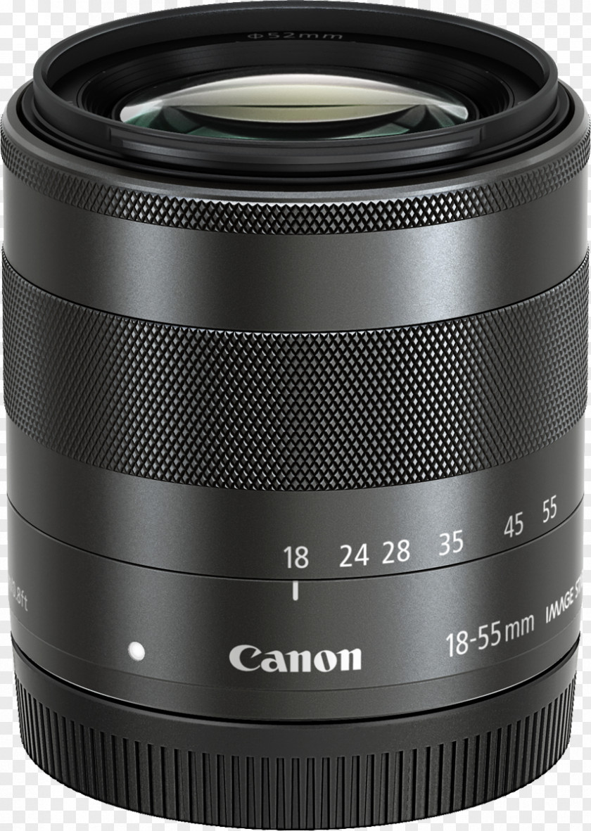Camera Lens Canon EOS M EF-S 18–55mm EF-M EF Mount PNG