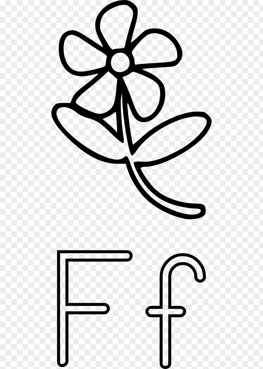 Flower Box Letter Clip Art PNG