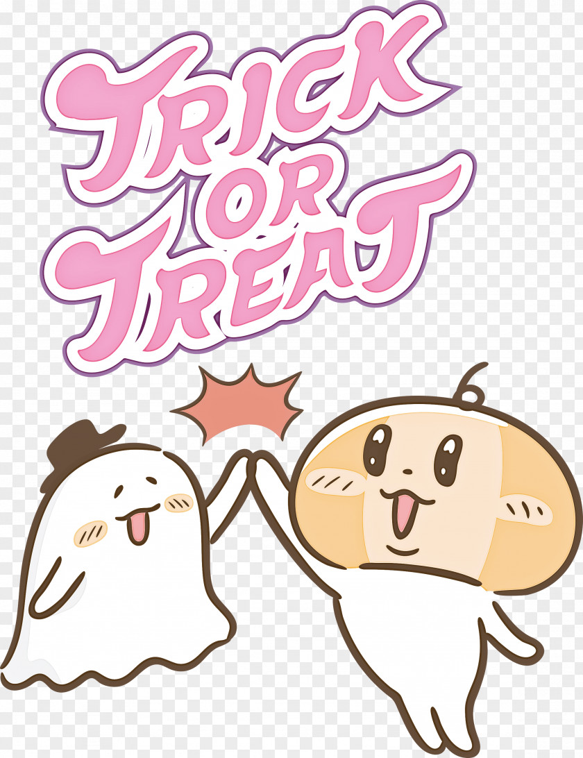 TRICK OR TREAT Happy Halloween PNG