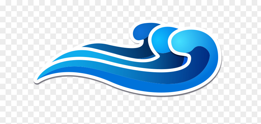 Blue Wave Vector Material Moulton PNG