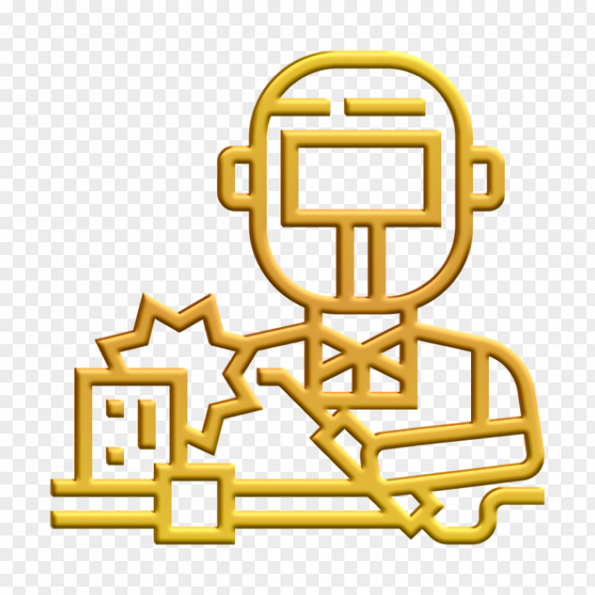 Construction Worker Icon Welder PNG