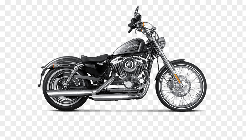 Motorcycle Exhaust System Harley-Davidson Sportster Super Glide PNG