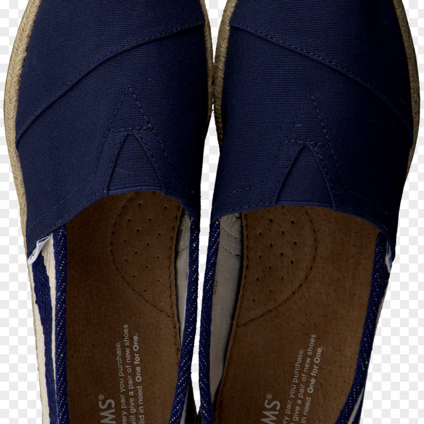 Slipper Shoe Electric Blue PNG
