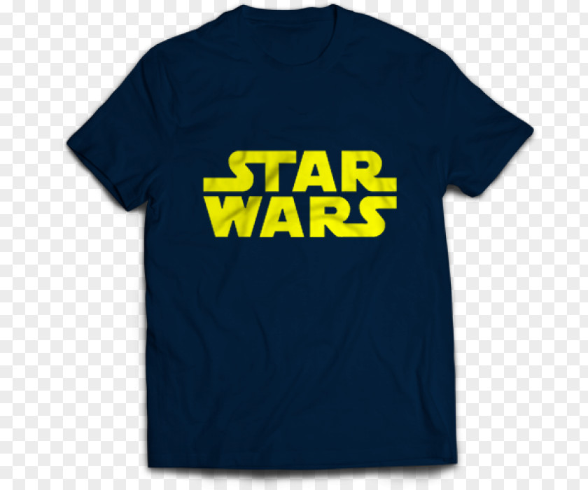 T-shirt Star Wars Logo Sleeve Font PNG