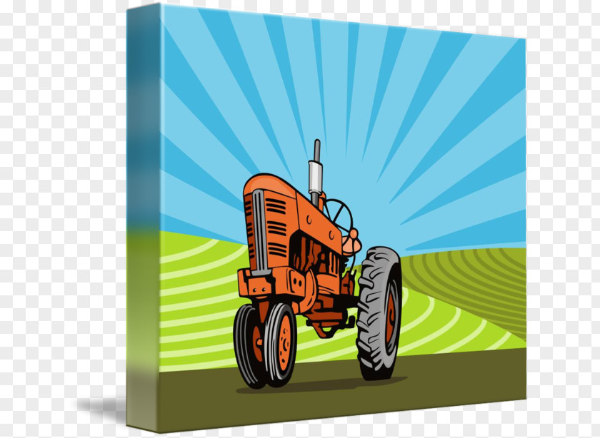 Tractor Love Among The Chickens Motor Vehicle Cartoon PNG