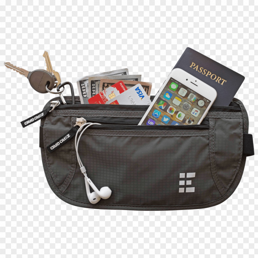 Travel Passport Money Belt Pack Wallet PNG