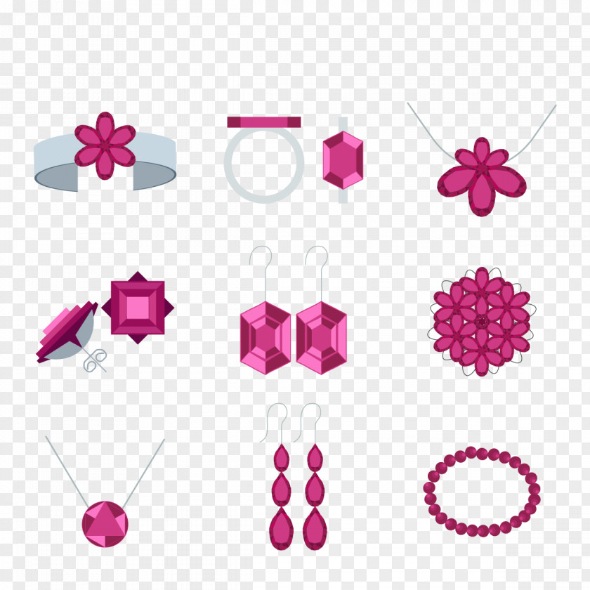 Vector Jewelry Collection Jewellery Download Clip Art PNG