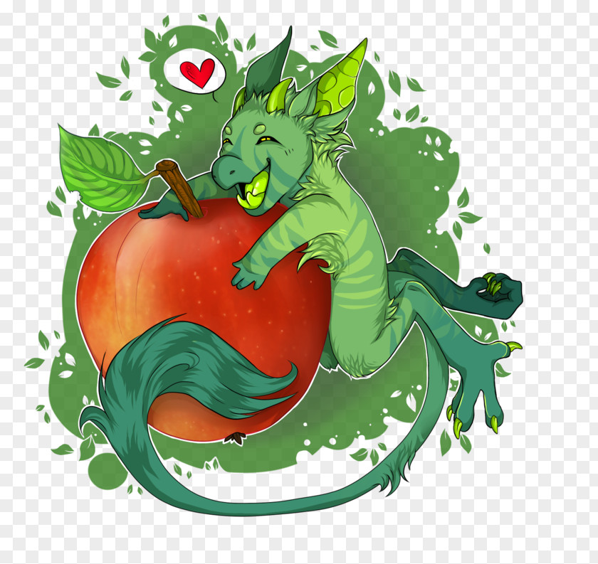 Dragon Cartoon Vegetable Fruit PNG