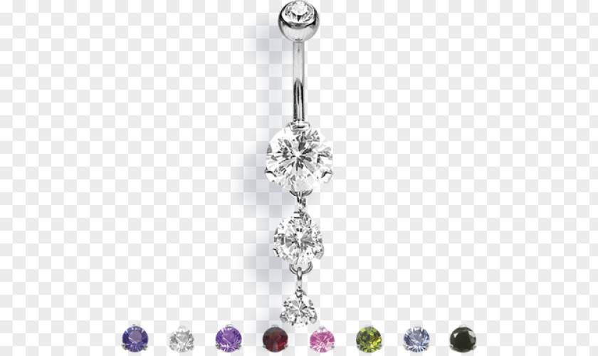 Gemstone Earring Body Jewellery Silver PNG