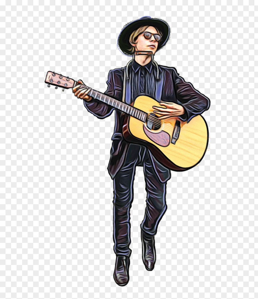 Hat Electric Guitar Cartoon PNG