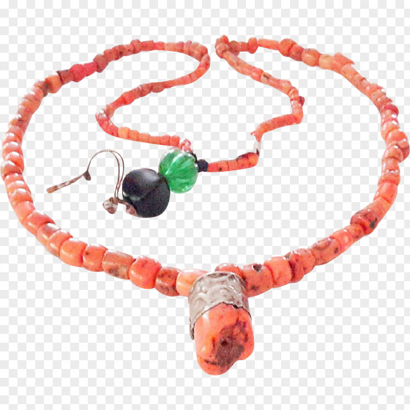 Necklace Turquoise Red Coral Bead Jewellery PNG