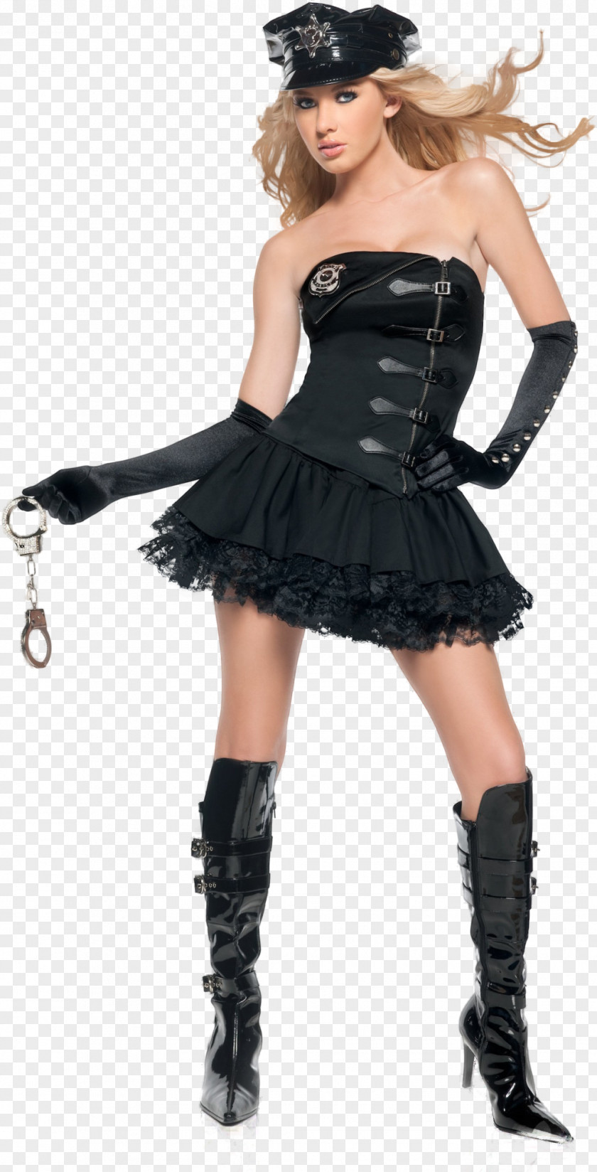 Police Officer Halloween Costume Skirt PNG