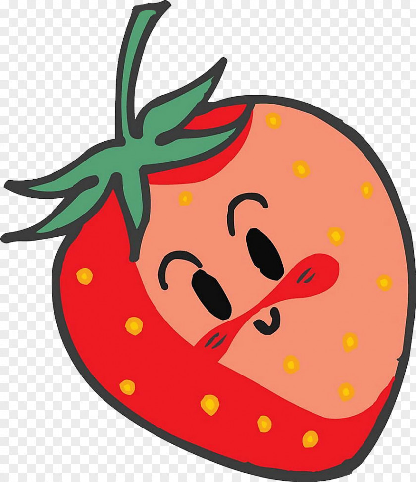 Cartoon Strawberry Aedmaasikas PNG