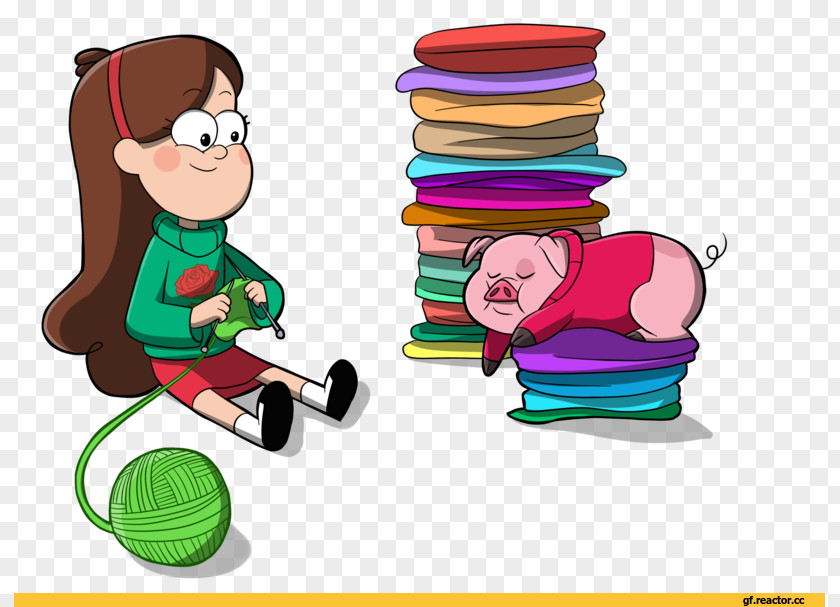 Mabel Gravity Falls Pines Waddles Bill Cipher Illustration Clip Art PNG