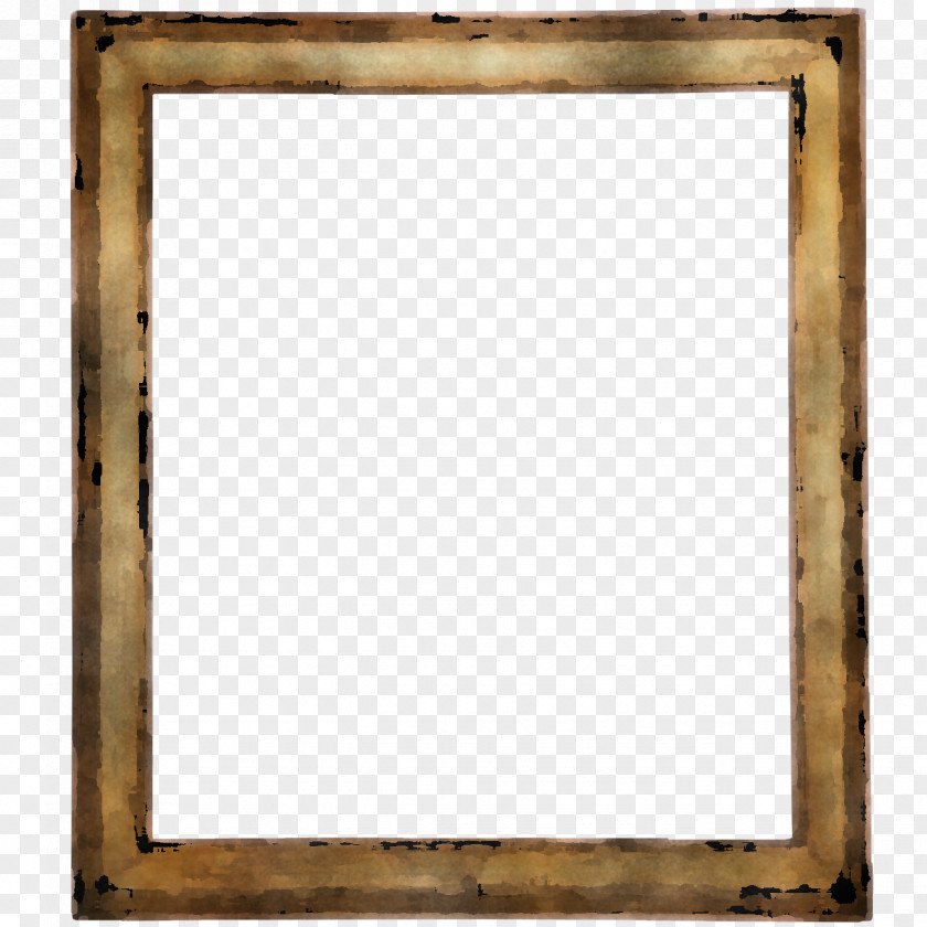 Metal Antique Picture Frame PNG