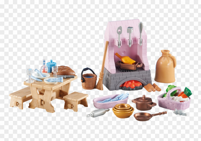 Rudesheim Germany July Castle Kitchen Playmobil Hawk Knights Chimney Room Toy PNG
