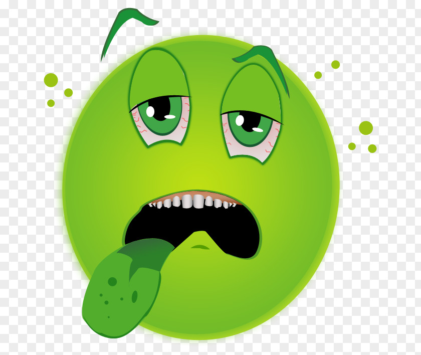 Sick Face Smiley Emoticon Clip Art PNG