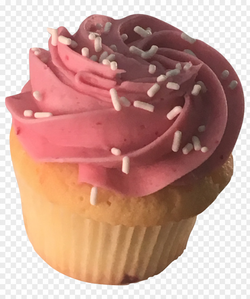 Almond Raspberry Cupcakes Cupcake American Muffins Chocolate Praline Buttercream PNG