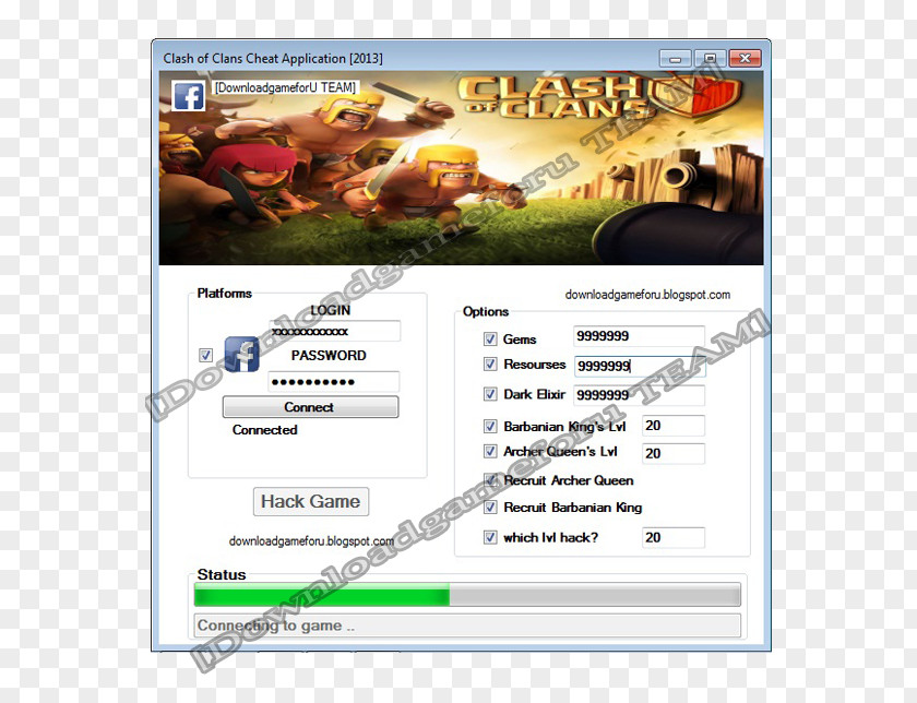 Coc Gems Web Page Advertising Screenshot Font PNG