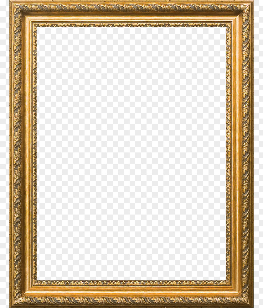 Elegant European Picture Frame Stock Photography PNG