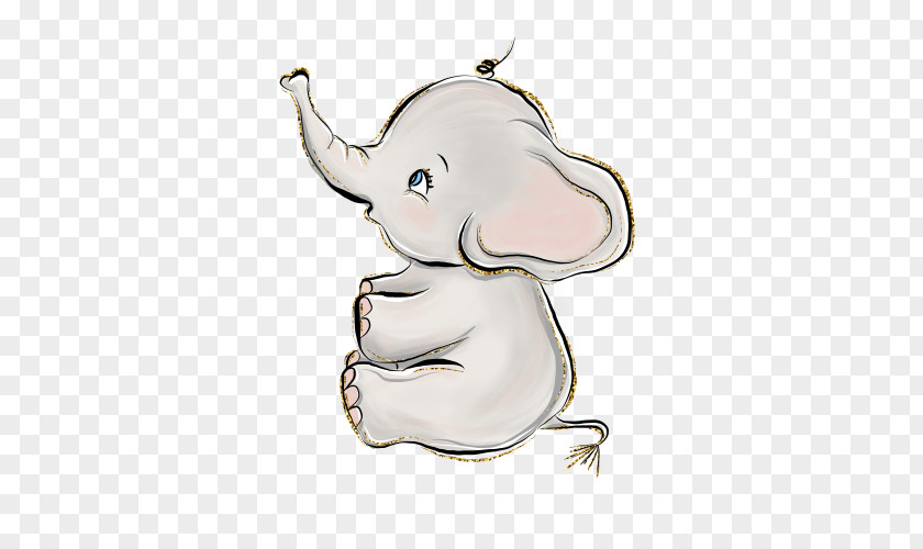 Fictional Character Cartoon Elephant Background PNG