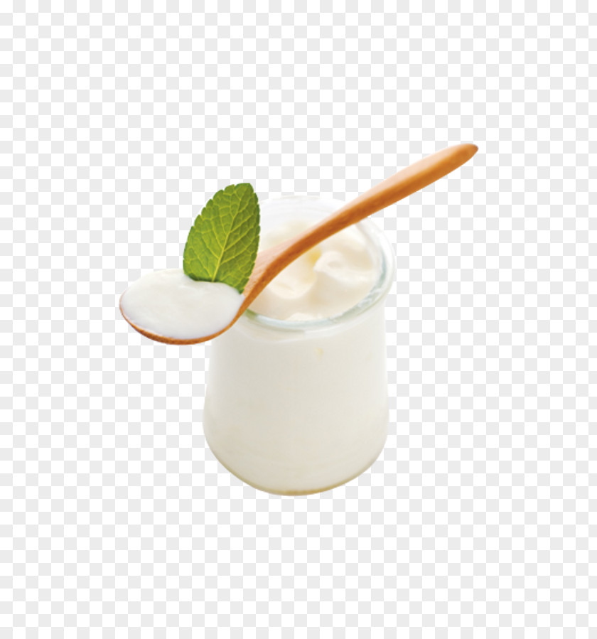 Nutritious Food Crème Fraîche Yoghurt Milk Spoon PNG