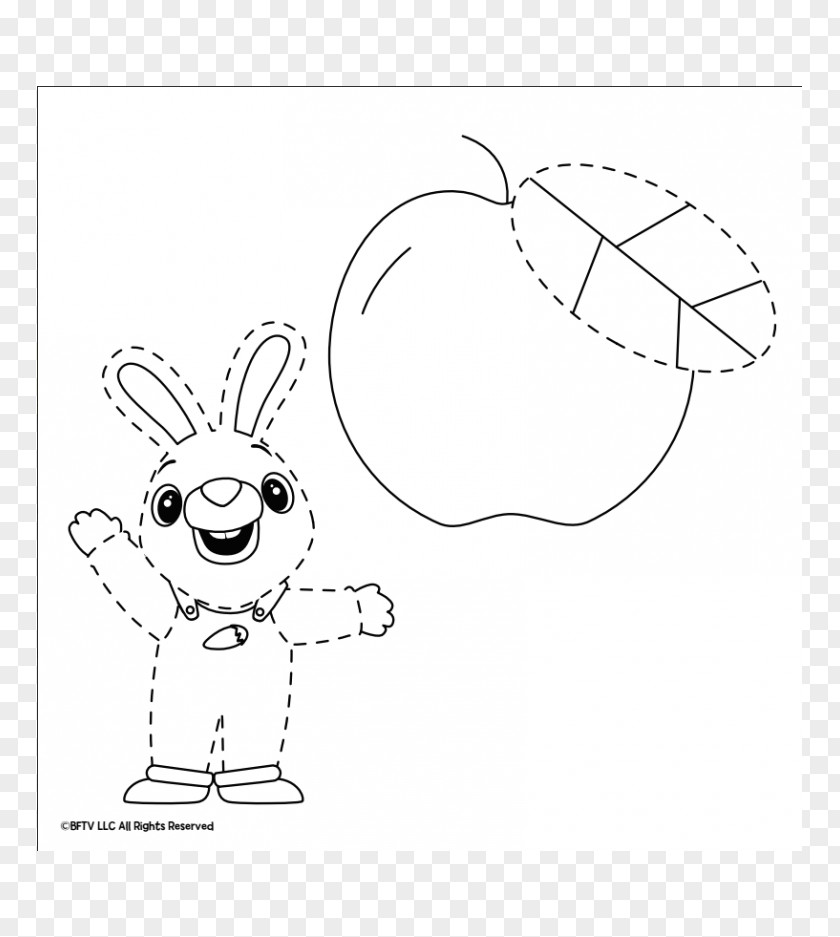Rabbit Hare Easter Bunny Drawing Sketch PNG