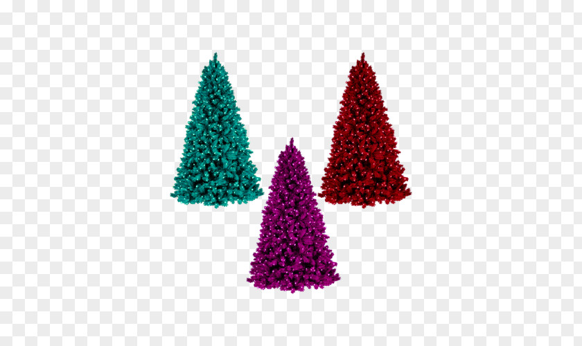 Three-color Christmas Tree Santa Claus Clip Art PNG