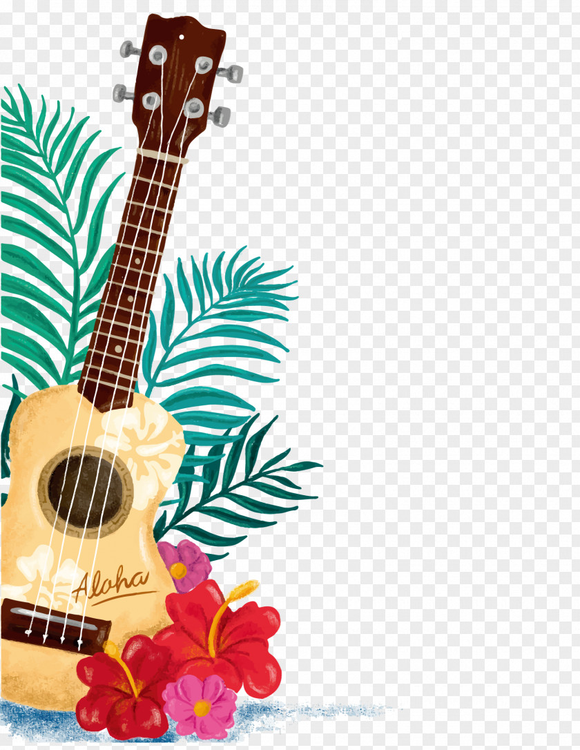 Wedding Invitation Music Festival Party PNG invitation festival Party, guitar music, brown acoustic near hibiscus illustration clipart PNG
