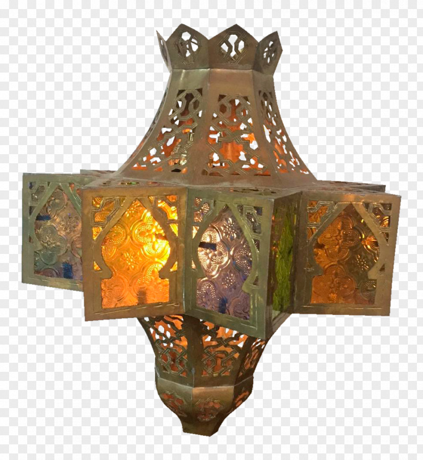 Brass Lamp Light Fixture Pendant Lantern Lighting PNG