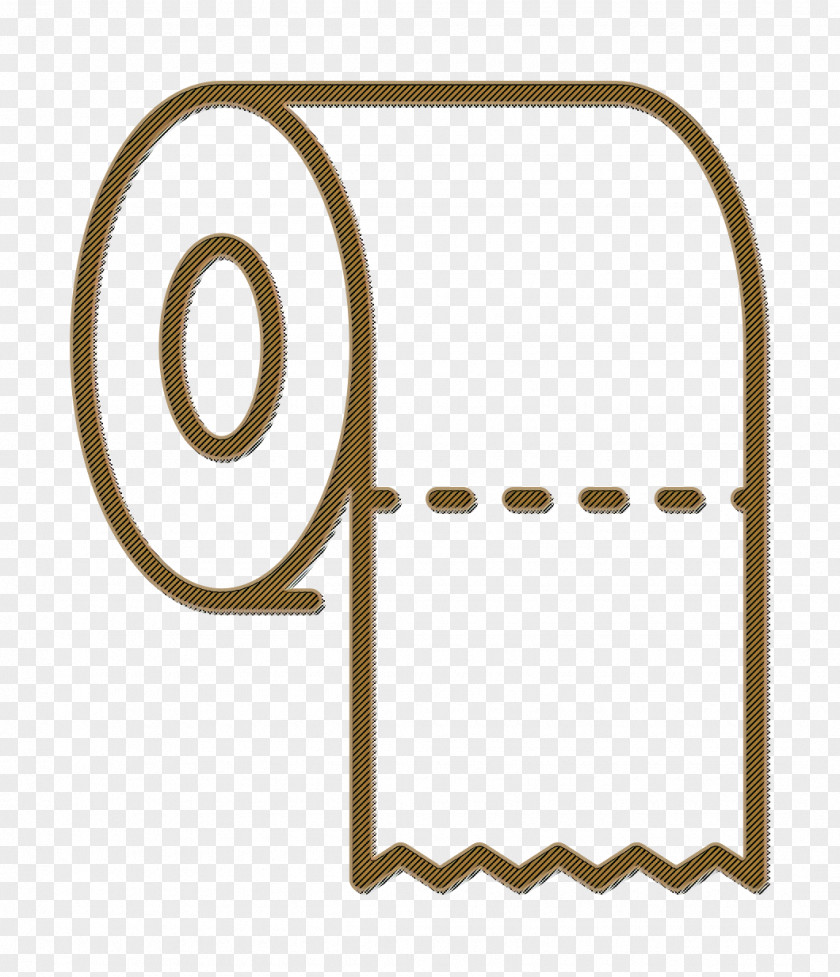 Camping Stuff Icon Toilet Paper Restroom PNG