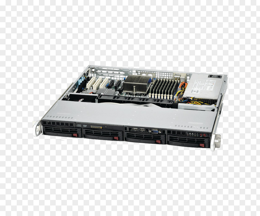 Computer SUPERMICRO AS-1012G-MTF 1U Rackmount Server Barebone Socket G34 AMD SR5650 DDR3 1600/1333/1066 Servers Super Micro Computer, Inc. Hardware PNG