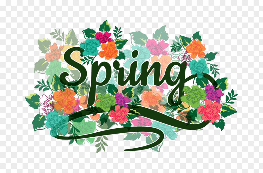 Happy Summer Spring Sale Calligraphy Vector Graphics Image PNG