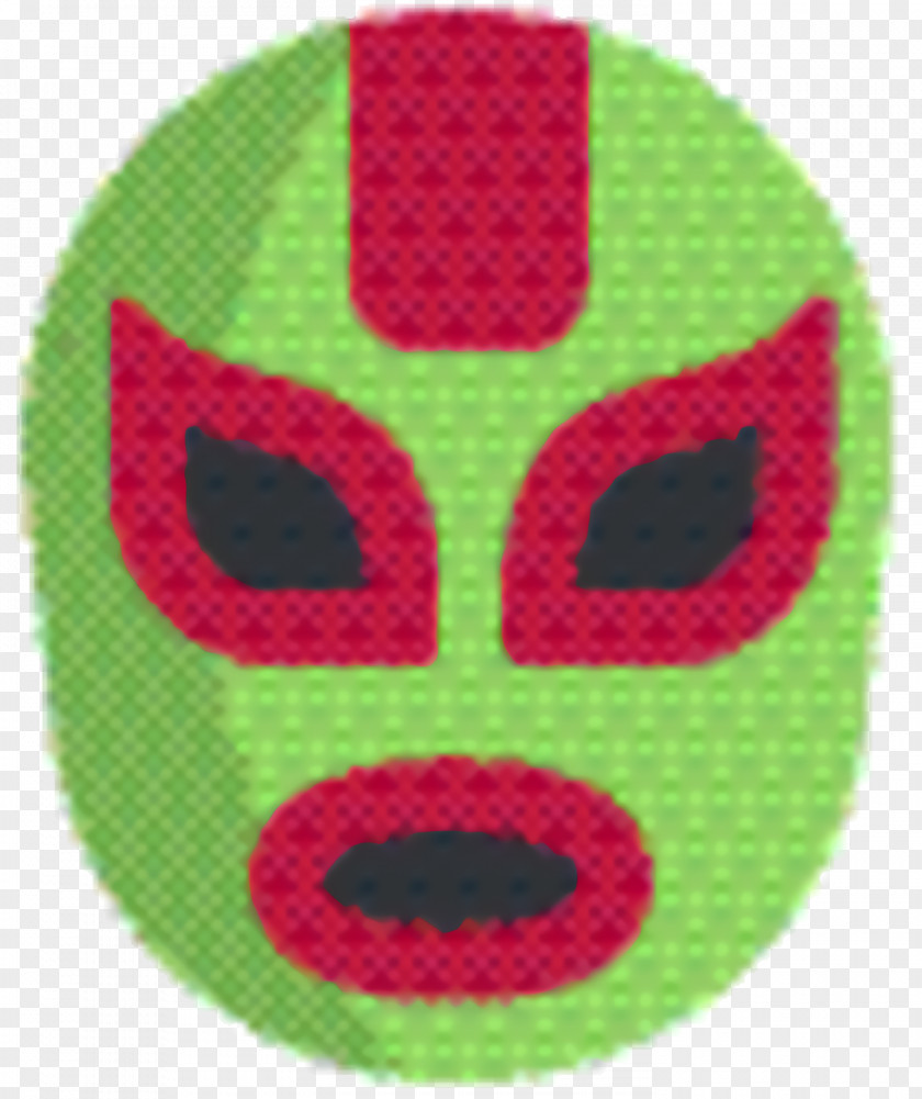 Mask Fruit Green Background PNG