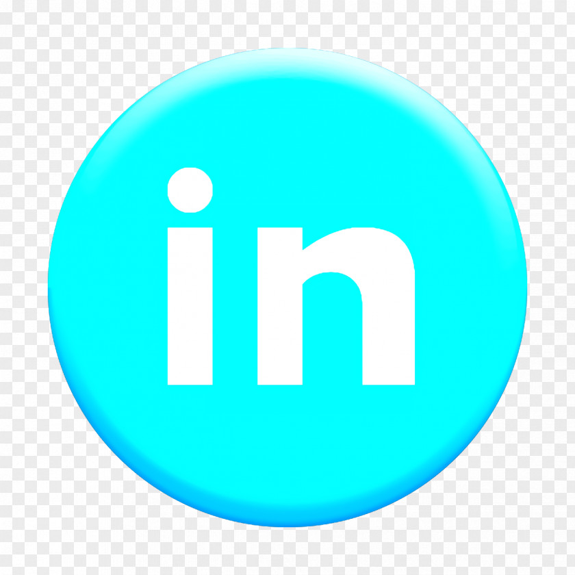 Teal Logo Linkedin Icon PNG