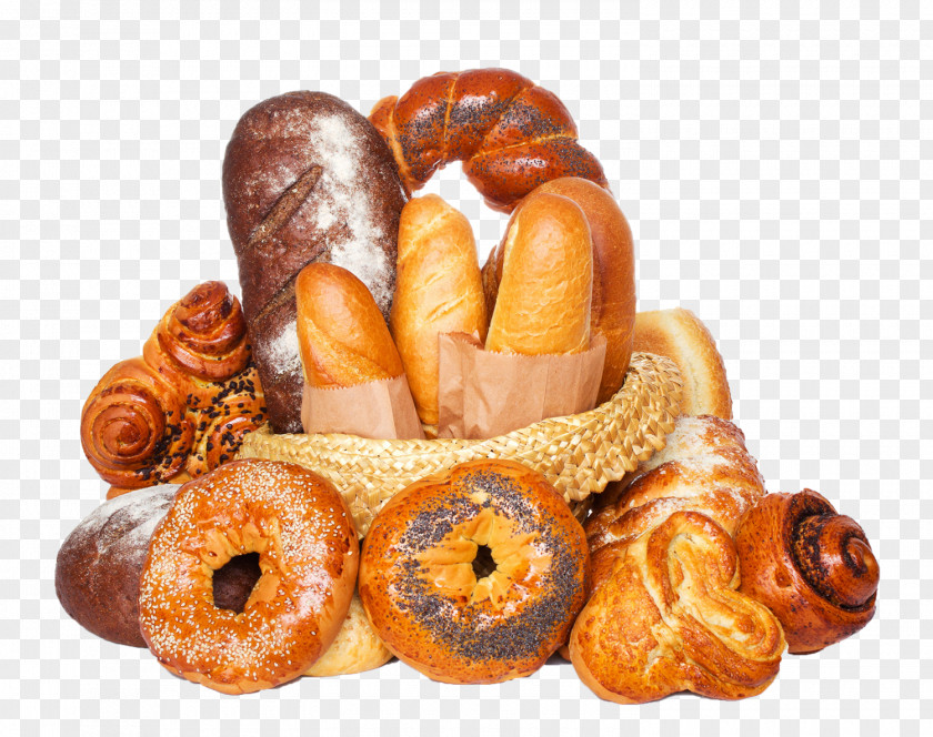 Bagel Lye Roll Bakery Cream PNG