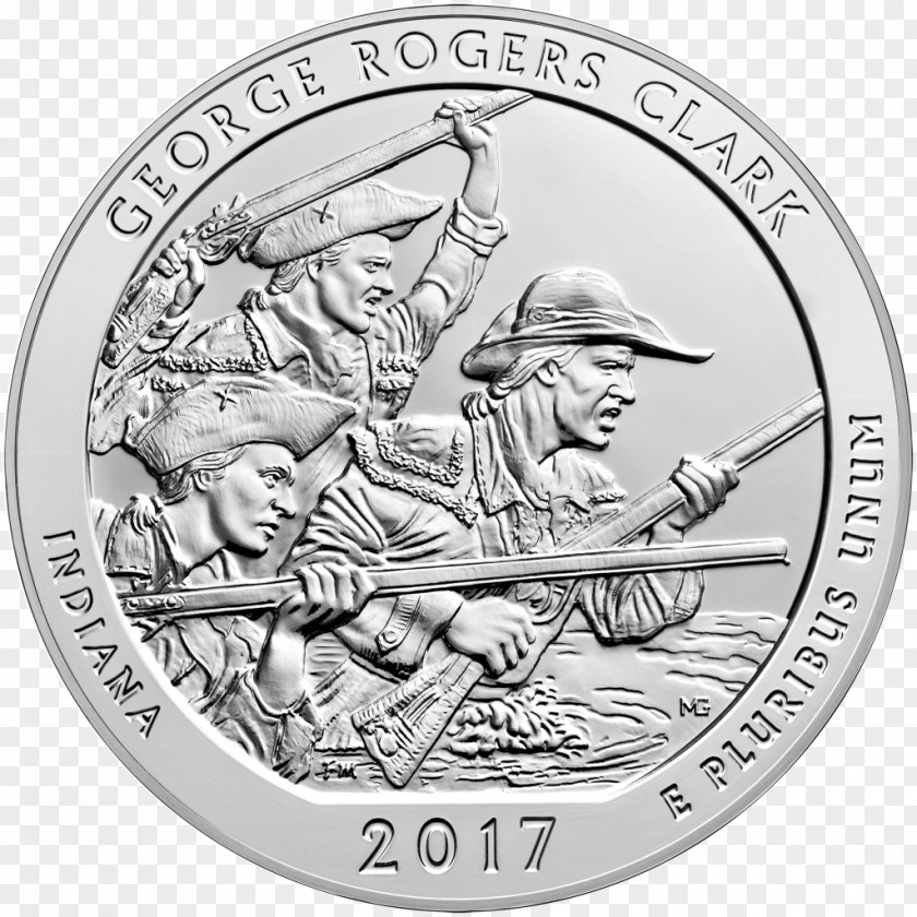 Coin Pictured Rocks National Lakeshore Cumberland Island Seashore Philadelphia Mint Quarter United States PNG