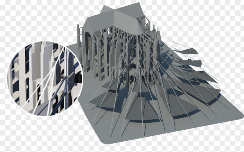 Crossing Flying Buttress Gothic Architecture PNG