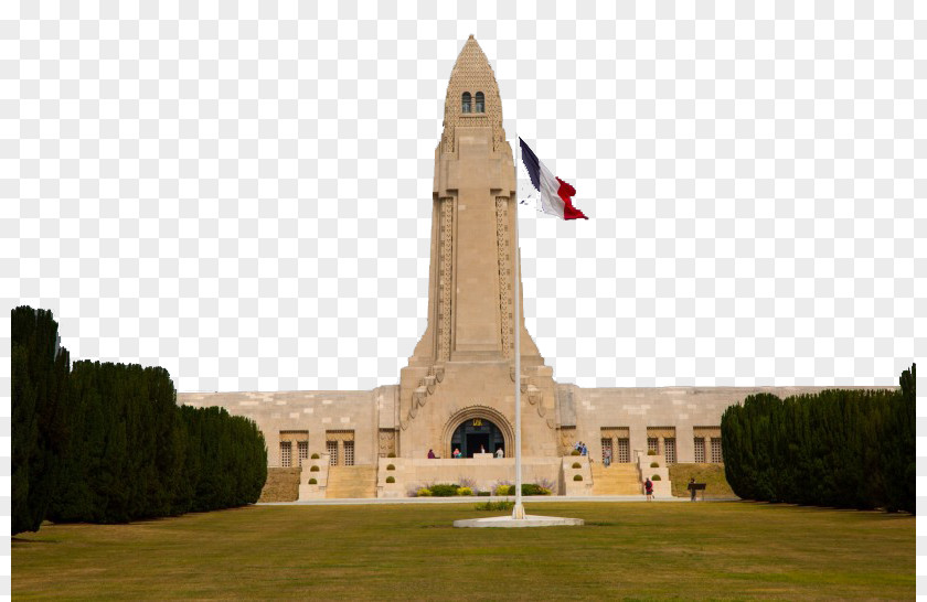 France Verdun Memorial Cemetery Three Landmark Monument PNG