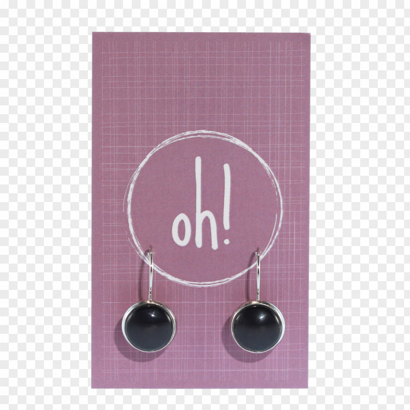 Glass Jewelry Earring Quatrefoil Design Button PNG